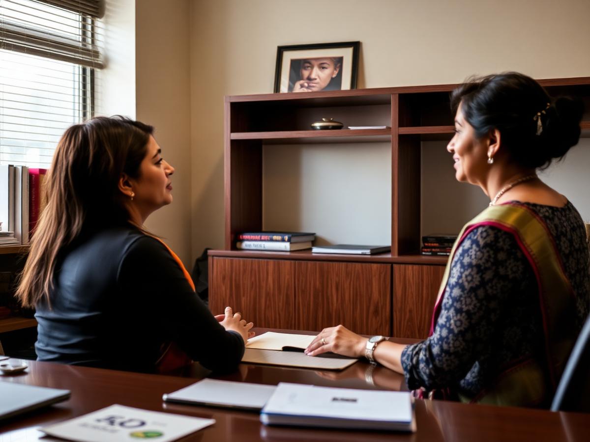 Women learning together in a community classroom